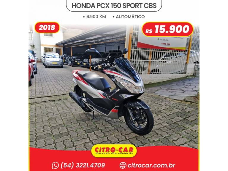 HONDA - PCX - 2018/2018 - Cinza - R$ 15.900,00