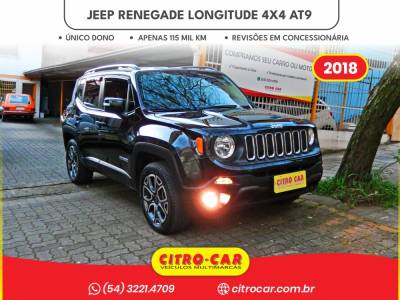 JEEP - RENEGADE - 2017/2018 - Preta - R$ 91.900,00