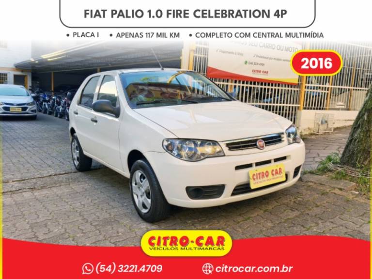 FIAT - PALIO - 2016/2016 - Branca - R$ 36.900,00