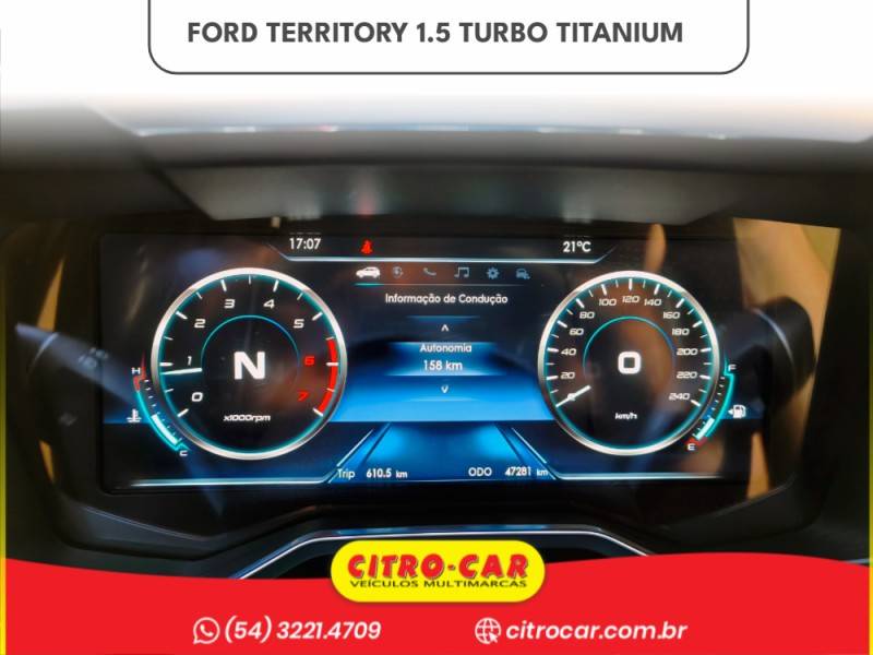 FORD - TERRITORY - 2020/2021 - Preta - R$ 124.900,00