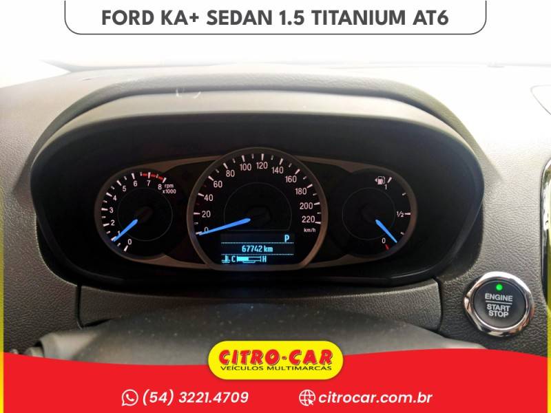 FORD - KA + - 2018/2019 - Branca - R$ 63.900,00