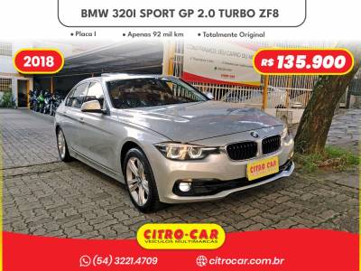 BMW - 320I - 2017/2018 - Prata - R$ 135.900,00