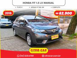HONDA - FIT - 2015/2016 - Cinza - R$ 62.900,00
