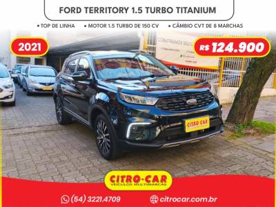 FORD - TERRITORY - 2020/2021 - Preta - R$ 124.900,00