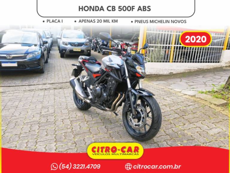 HONDA - CB 500F - 2020/2020 - Prata - R$ 33.900,00