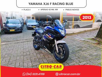 YAMAHA - XJ6 F - 2013/2013 - Azul - R$ 34.900,00