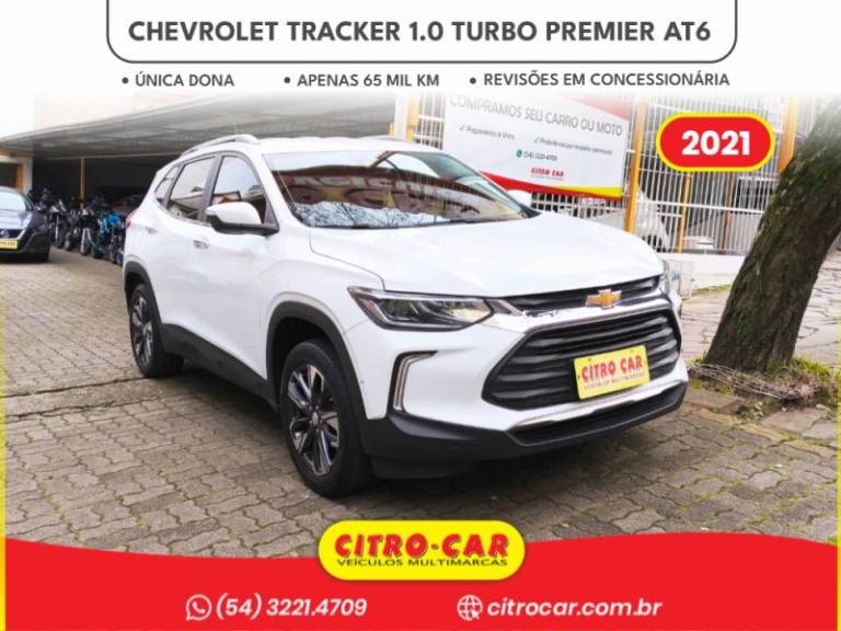 CHEVROLET - TRACKER - 2021/2021 - Branca - R$ 103.900,00
